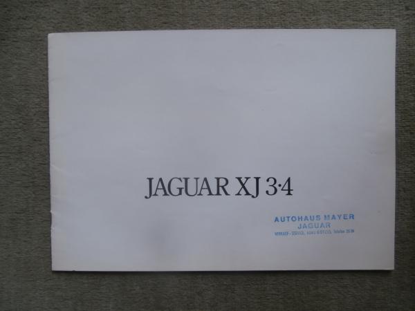 Jaguar XJ 3.4 +4.2 Prospekt +Technische Daten