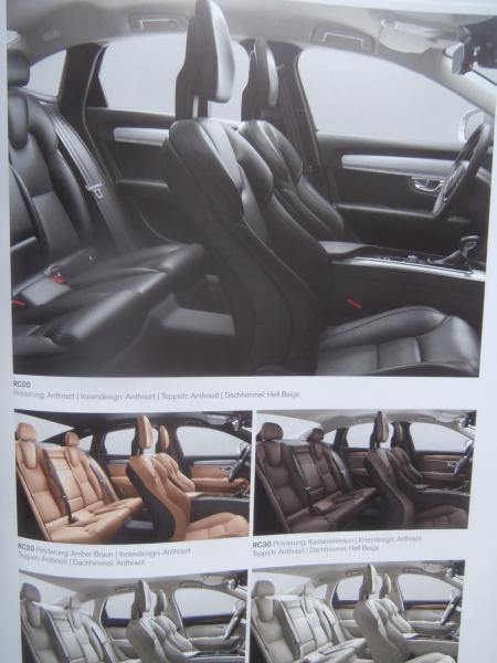 Volvo S90 Limousine T5 T6 AWD +T8 Plug-in Hybrid D3 D4 +AWD D5 AWD +R-Design Januar 2017