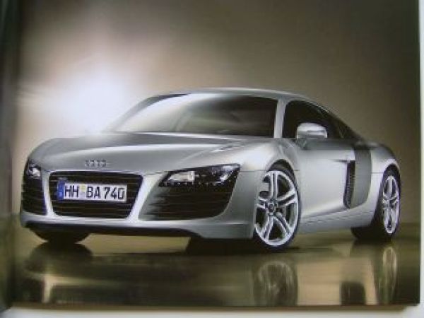 Audi R8 Prospekt Buch 4.2FSi quattro 5.2FSi quattro NEU