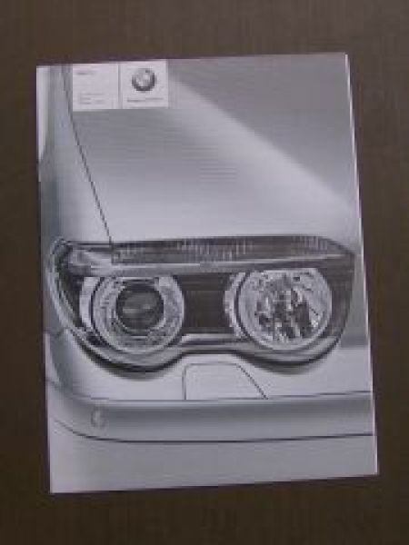 BMW Preisliste 7er E65 E66 730i-760Li+730d+740d  2004