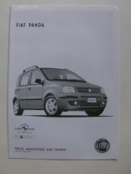 Fiat Panda Preisliste 1.August 2007 NEU