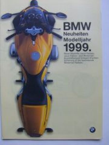 BMW Neuheiten 1999 Prospekt A3 Format NEU