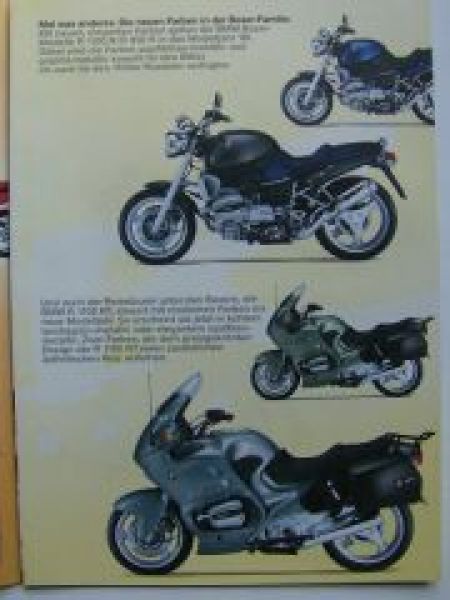 BMW Neuheiten 1999 Prospekt A3 Format NEU