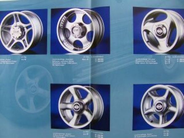 Nissan Leichtmetallfelgen-Programm PKW&Off-Road 2/1998
