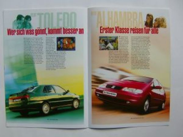 Seat Gesamtprospekt 3/1998 NEU