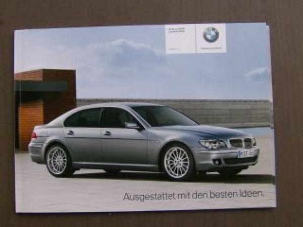 BMW Original Zubehör 7er E65 E66 2008 Prospekt