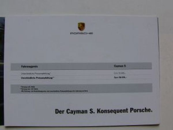 Porsche Cayman S Konsequent Porsche (987) 7/2005