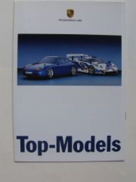Porsche Top-Models Prospekt/Poster November 1997