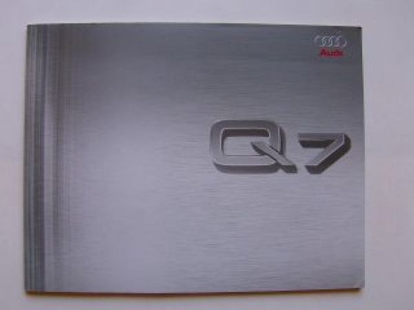 Audi Q7 Vorstellungsprospekt Großformat +Preise September 2005