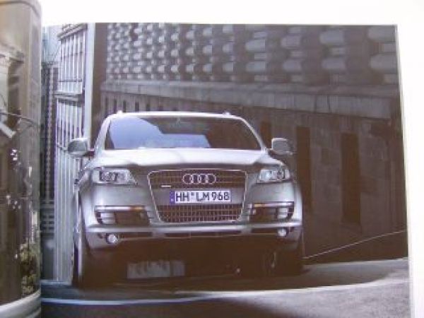 Audi Q7 Vorstellungsprospekt Großformat +Preise September 2005