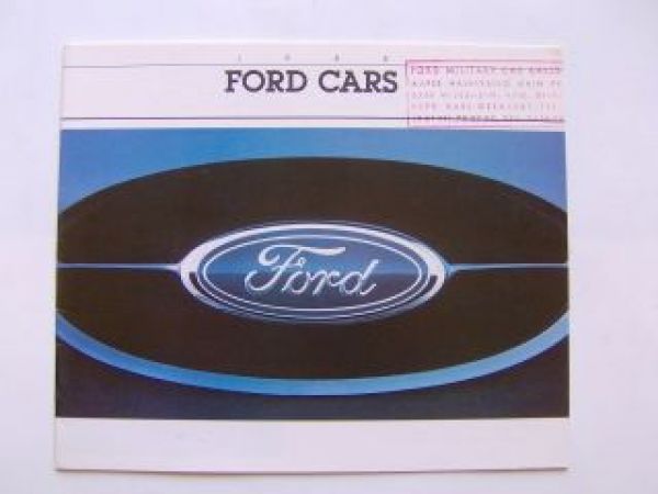 Ford Cars 1988 USA Taurus Tempo Thunderbird Mustang