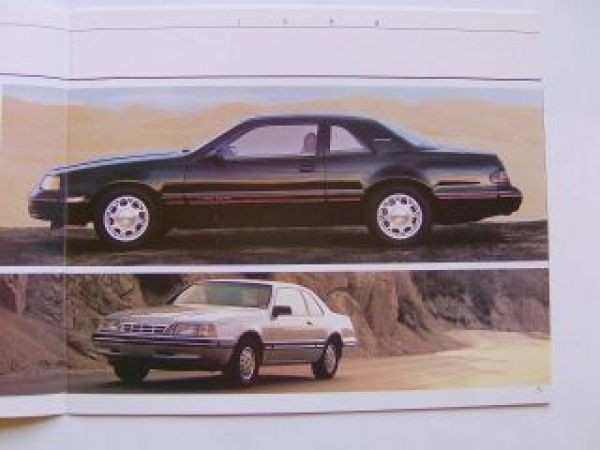 Ford Cars 1988 USA Taurus Tempo Thunderbird Mustang