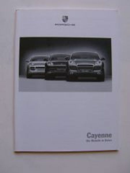 Porsche Cayenne (955) Preisliste Juni 2004 alle Modelle NEU