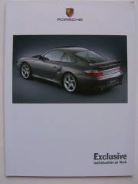 Porsche Exclusive Individualität Prospekt 911 (996) August 2001