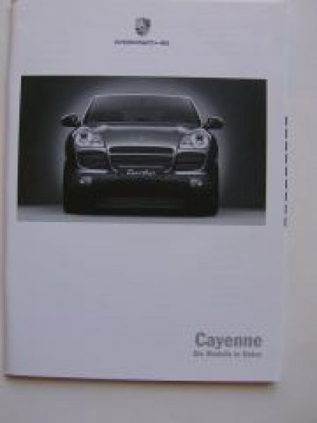 Porsche Cayenne Preisliste August 2002 (955) NEU