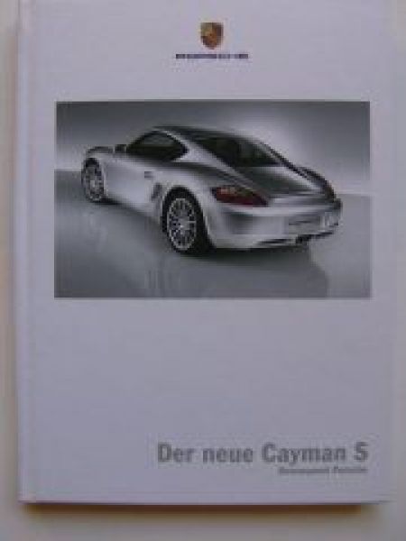 Porsche Cayman S Prospekt/Buch (987) Juni 2005 NEU