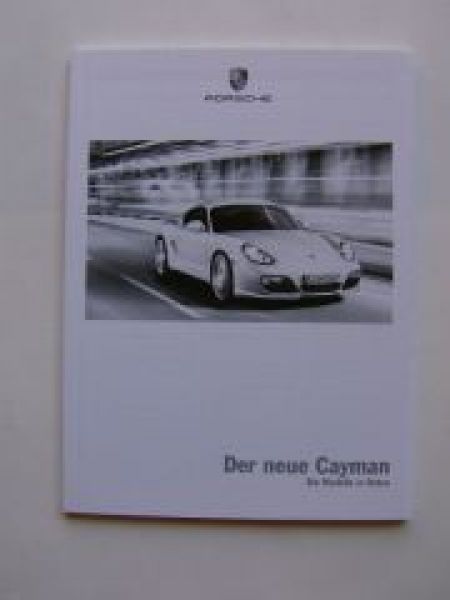 Porsche Cayman Modelle (987) Preisliste NEU 11/2008