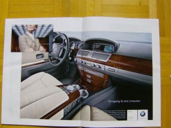 BMW Die neue Werbekampagne 7er E65 2002 Rarität