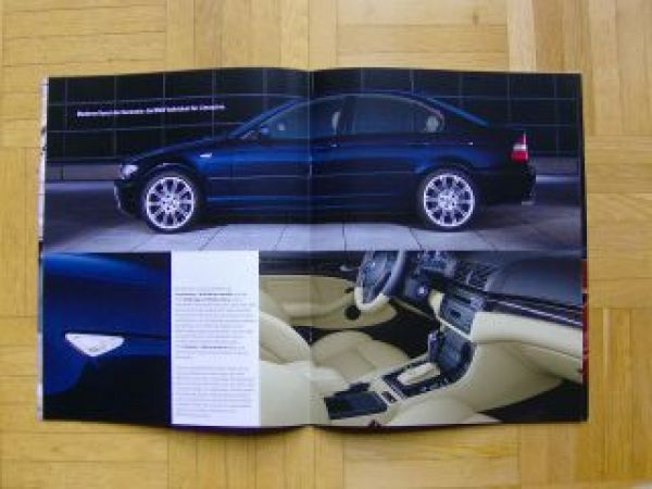 BMW Individual 3er Reihe E46 Prospekt 2003 Rarität