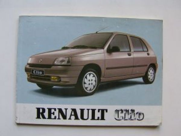 Renault Clio Betriebsanleitung 1990 Rariät