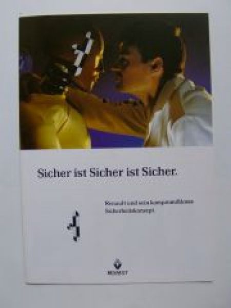 Renault Sicherheitskonzept Prospekt 9/1995