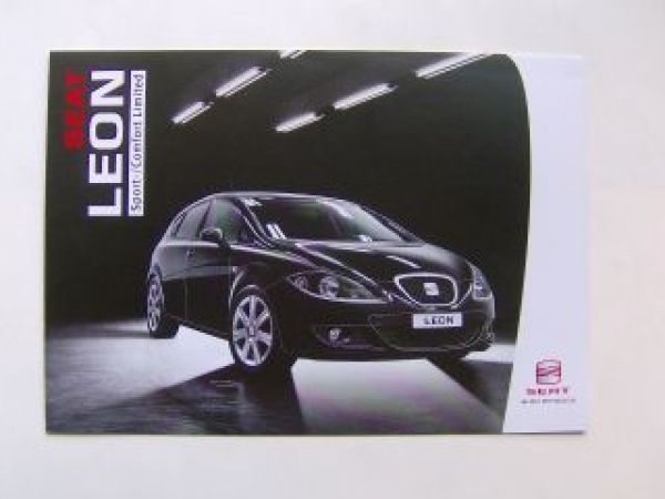 Seat Leon Sport-Comfort Limited Prospekt Februar 2008