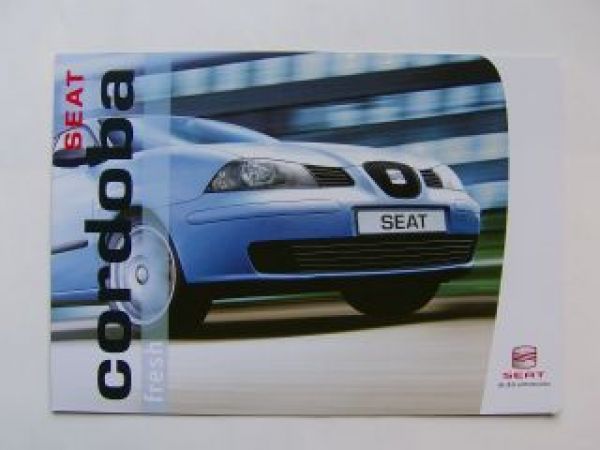 Seat Cordoba fresh Prospekt April 2005 NEU