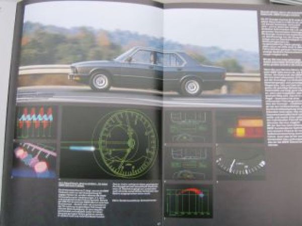 BMW 5er Prospekt 525eta +Katalysator September 1984 E28