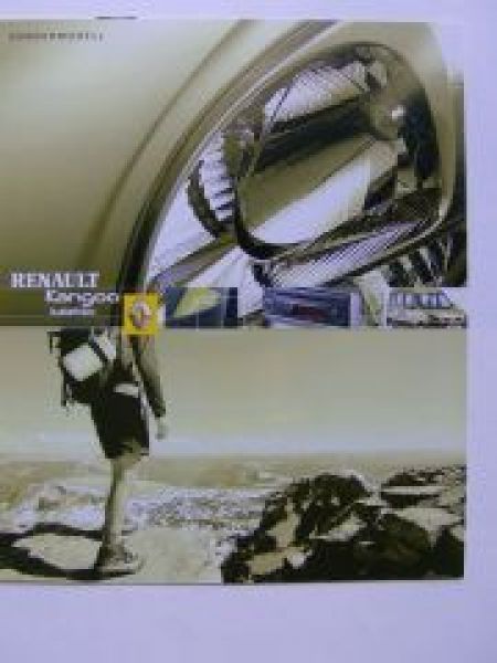 Renault Kangoo kaleido Sondermodell Prospekt November 2003