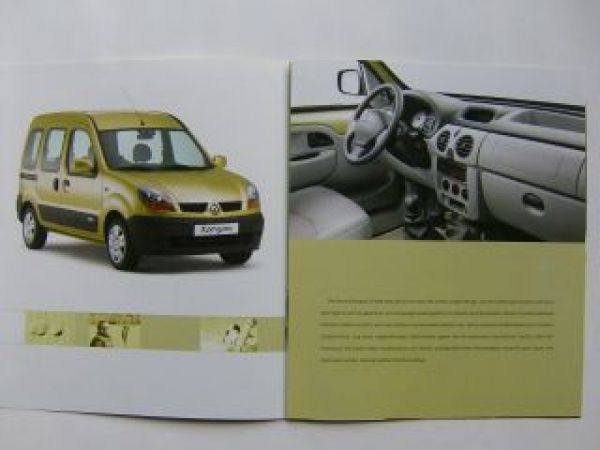 Renault Kangoo kaleido Sondermodell Prospekt November 2003