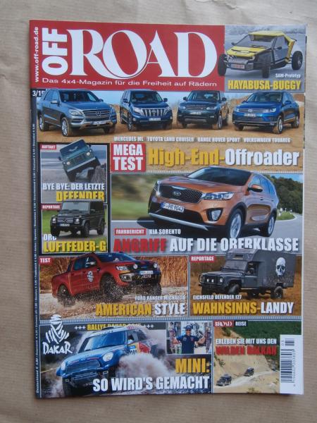 Off Road 3/2015 Vergleich: LR Range Rover Sport vs. ML350 BlueTE