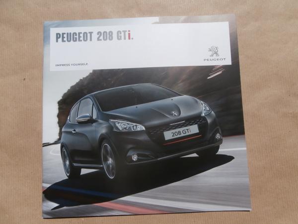 Peugeot 208GTi Prospekt Juli 2017