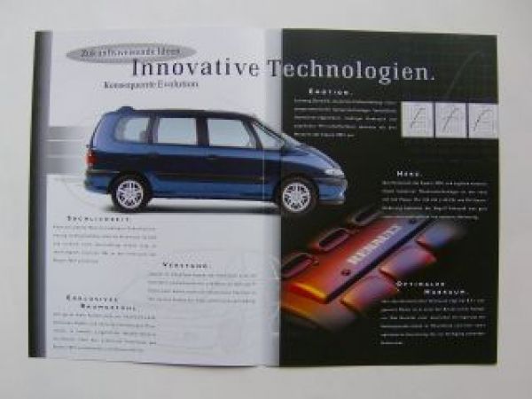 Renault Espace/Grand Espace 2001 Sonderprospekt April 1999