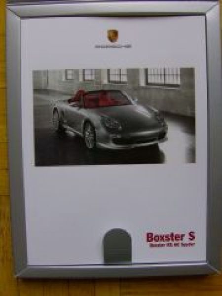 Porsche Boxster RS60 Sypder Prospekt in Box September 2007