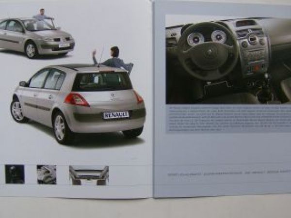 Renault Megane Exception 3- und 5-türer Prospekt Juli 2004