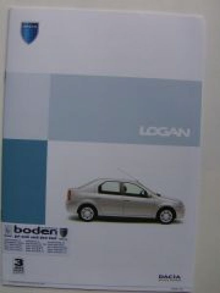 Dacia Logan Prospekt August 2007 +Preisliste 2/2008 NEU