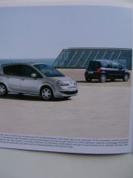 Renault Modus Limited & Grand Modus Prospekt 9/2008 NEU