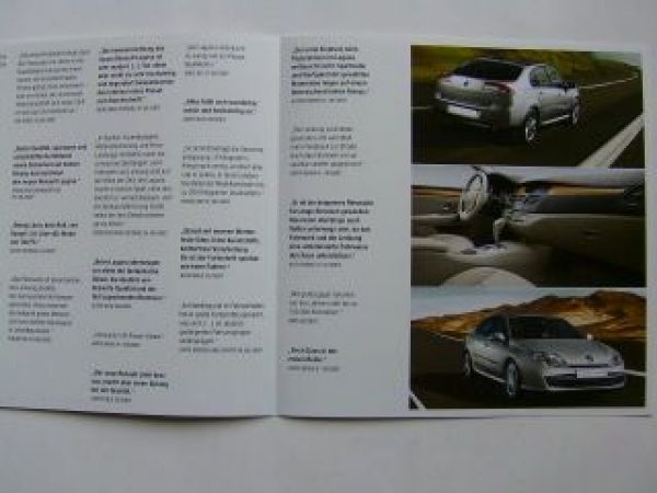 Renault neue Laguna Pressestimmen Prospektinfo NEU