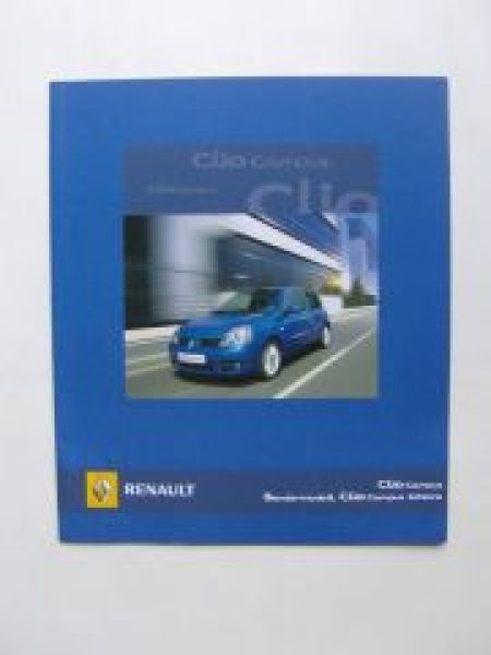 Renault Clio Campus +Extreme Prospekt März 2008 NEU
