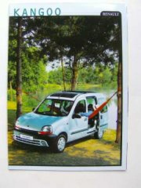 Renault Kangoo Prospekt Oktober 2000 NEU