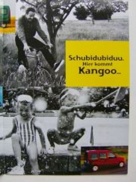 Renault Kangoo Prospekt Oktober 2000 NEU