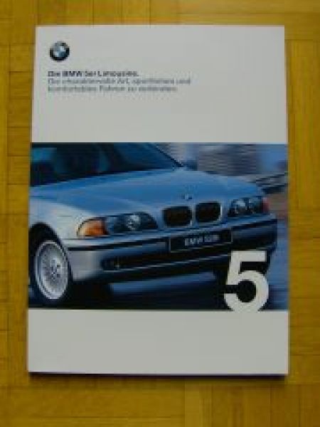 BMW 5er Reihe E39 Prospekt 520i-540i+525tds+530d 1998