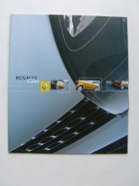 Renault Clio Prospekt Mai 2002 NEU