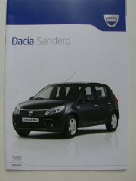 Dacia Sandero Prospekt August 2008 +Preisliste 11/2008