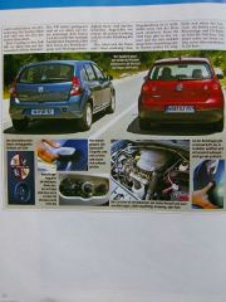 Dacia Pressespiegel Logan Sandero NEU