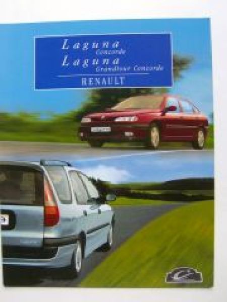 Renault Laguna +Grandtour Concorde Prospekt August 1997