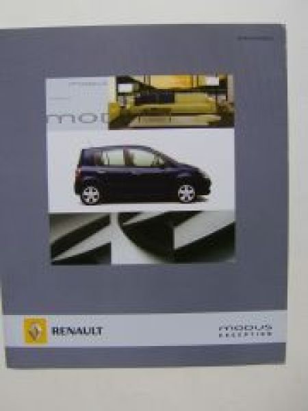 Renault Modus Prospekt März 2007 NEU +Initiale
