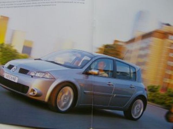 Renault Sport Megane Prospekt März 2004 NEU