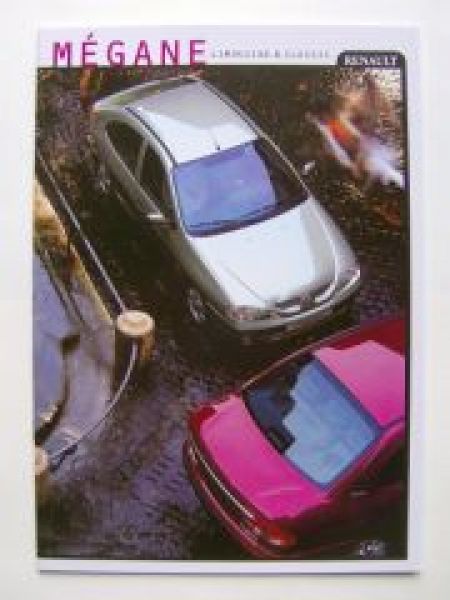 Renault Megane Limousine & Classic Prospekt Juli 1999 NEU