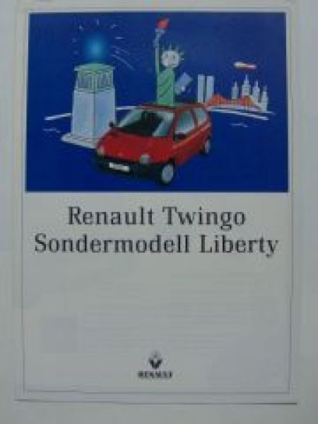 Renault Twingo Sondermodell Liberty Prospekt Februar 1997